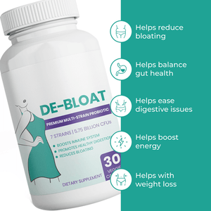 De-Bloat Premium Multi-Strain Probiotic